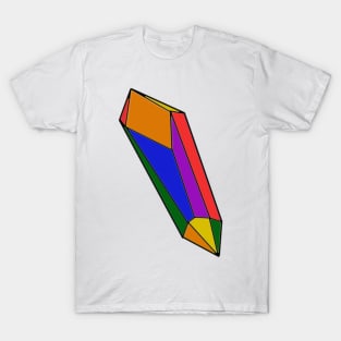 Crystal in Gay Pride T-Shirt